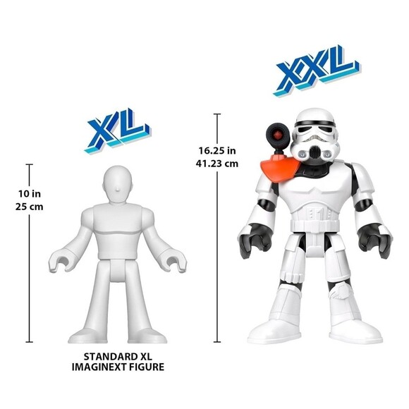 NEW Imaginext Star Wars Storm Trooper XXL 16" Poseable Character with Launcher - Picture 5 of 6